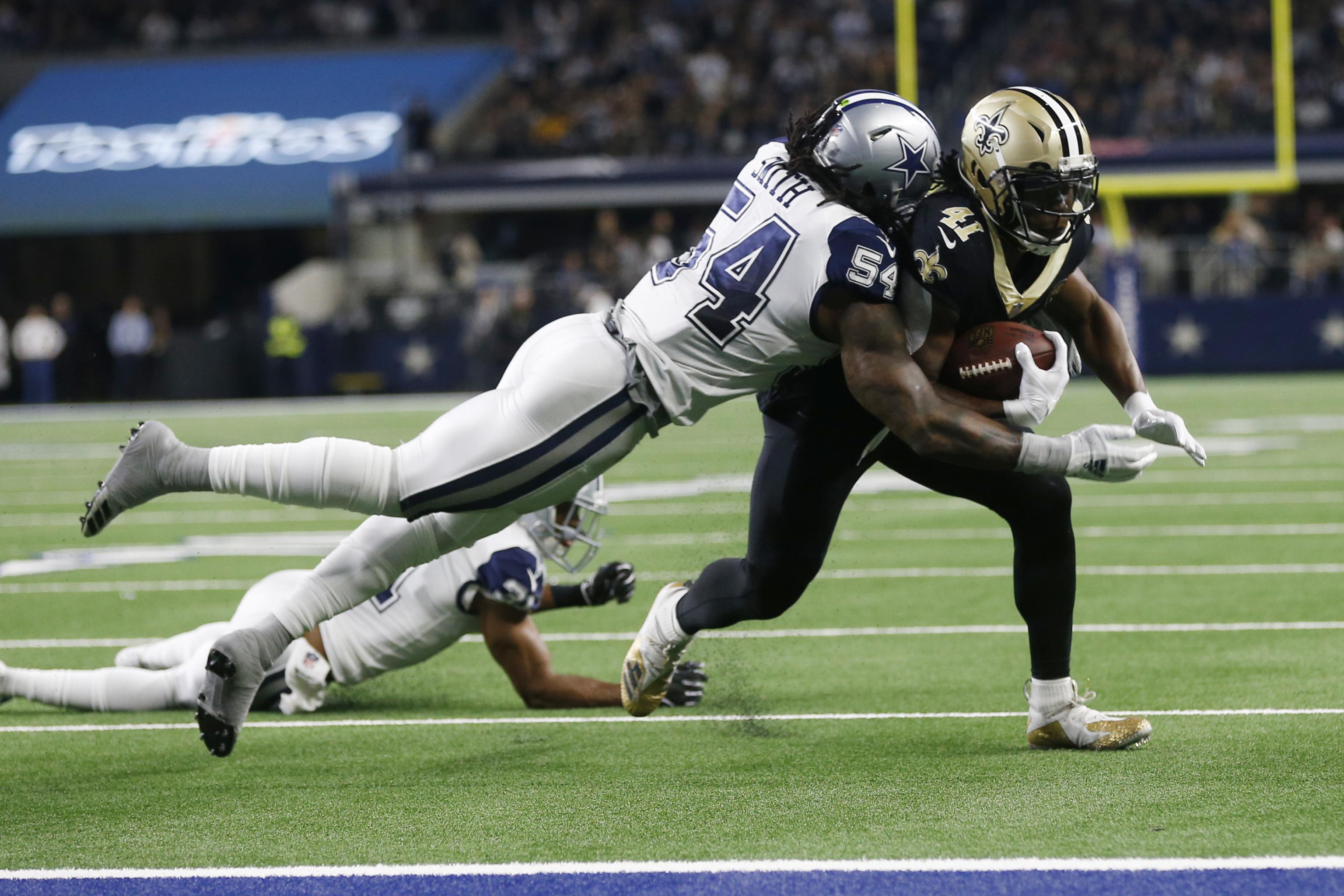 Dallas Cowboys' Jaylon Smith returns to the football field