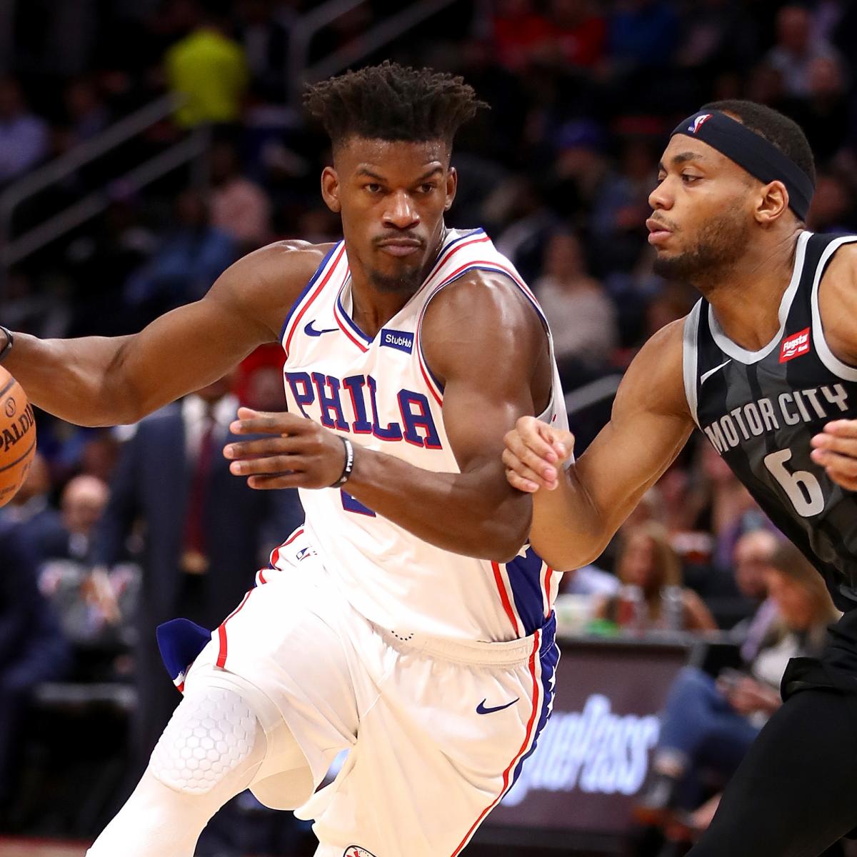 Highlights Watch Jimmy Butler Drop 38 as 76ers Beat Pistons Without