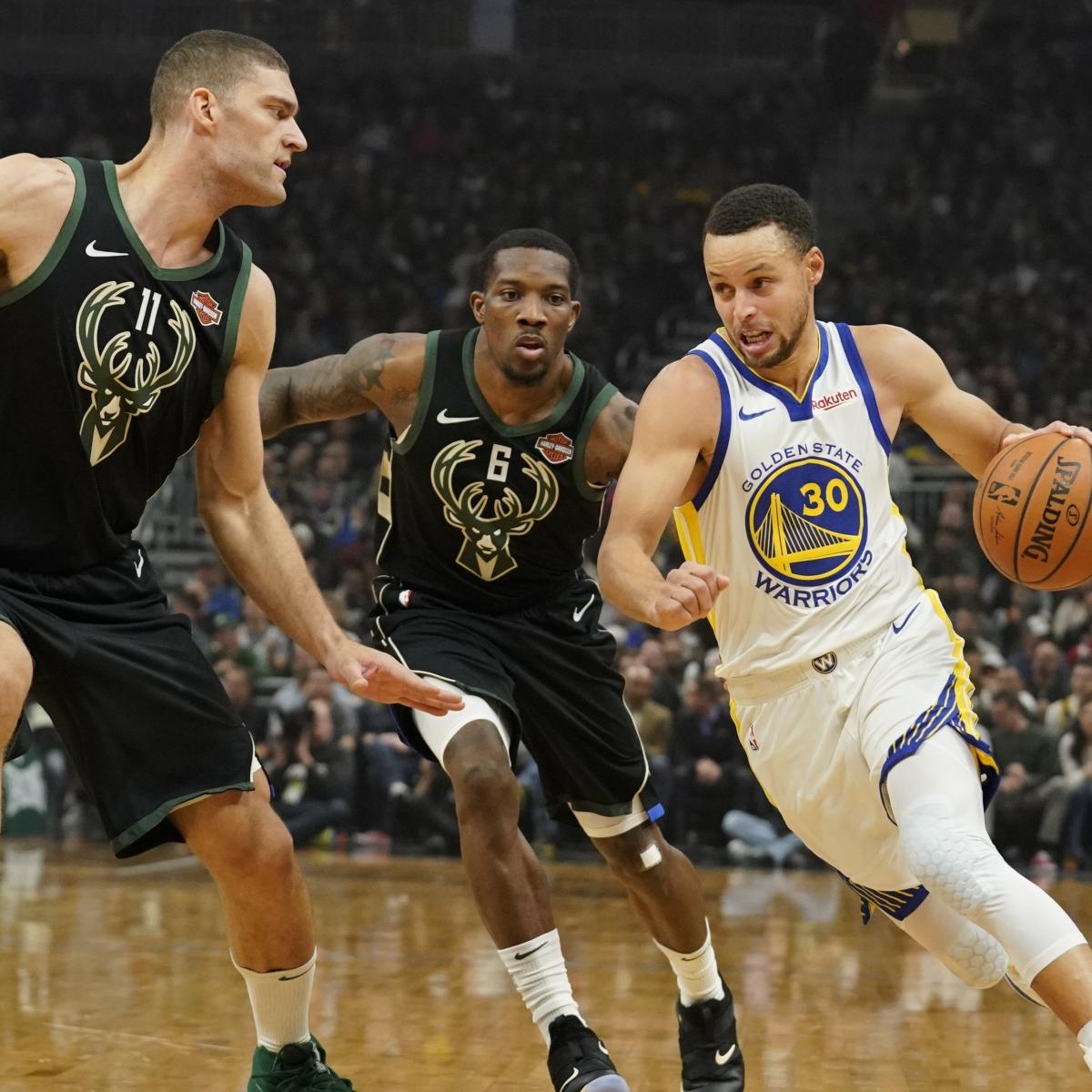 Stephen Curry Scores 20 as Warriors Beat Giannis Antetokounmpo, Bucks | Bleacher Report | Latest News, Videos and Highlights
