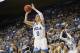 UCLA guard Nicole Kornet shoots a three pointer against Boise State during the second half of a first-round game in the NCAA women's college basketball tournament, Saturday, March 18, 2017, in Los Angeles. UCLA won 83-56. (AP Photo/Danny Moloshok)
