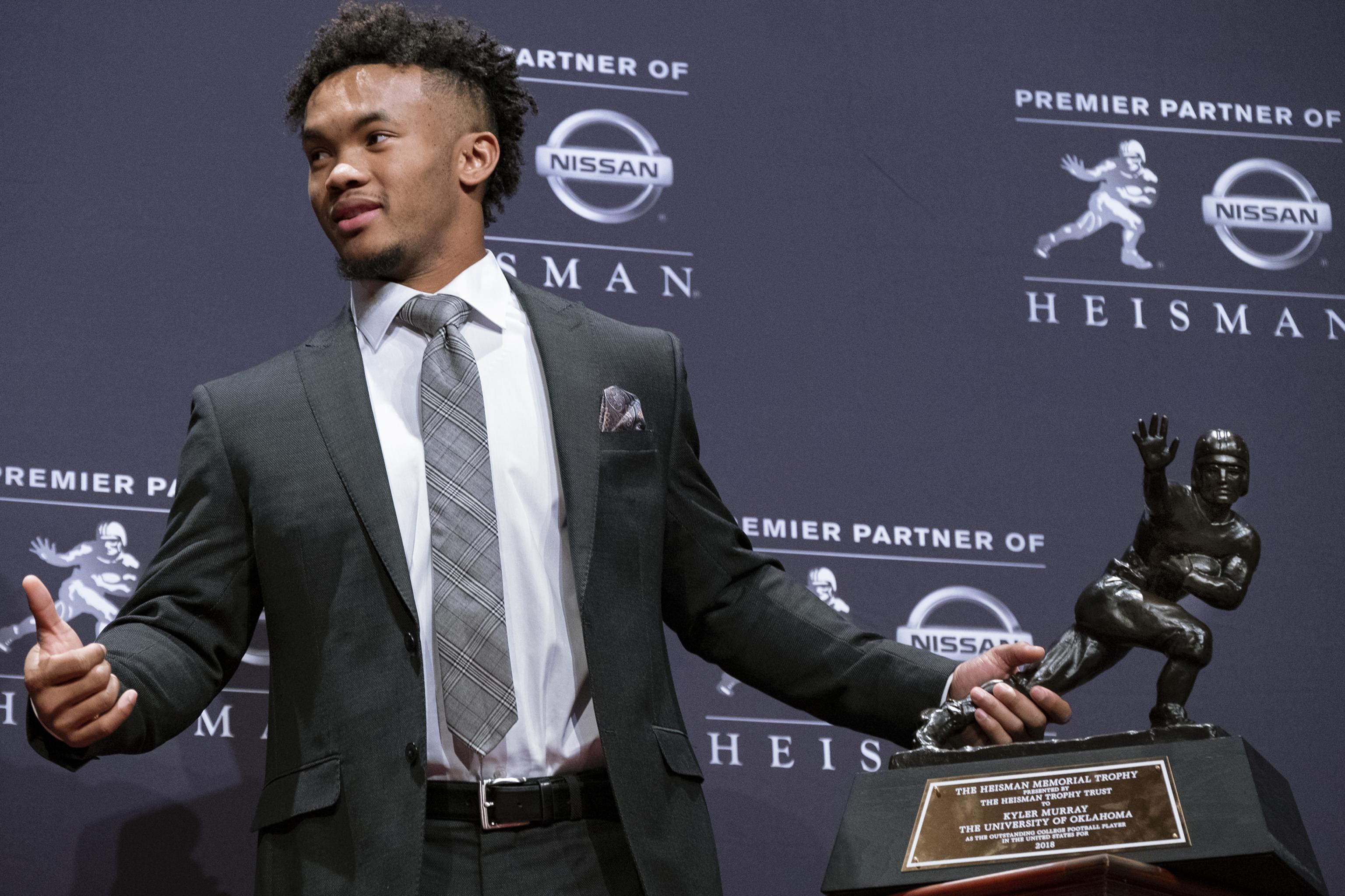 Awaiting decision by Kyler Murray, A's draftee and Heisman Trophy winner