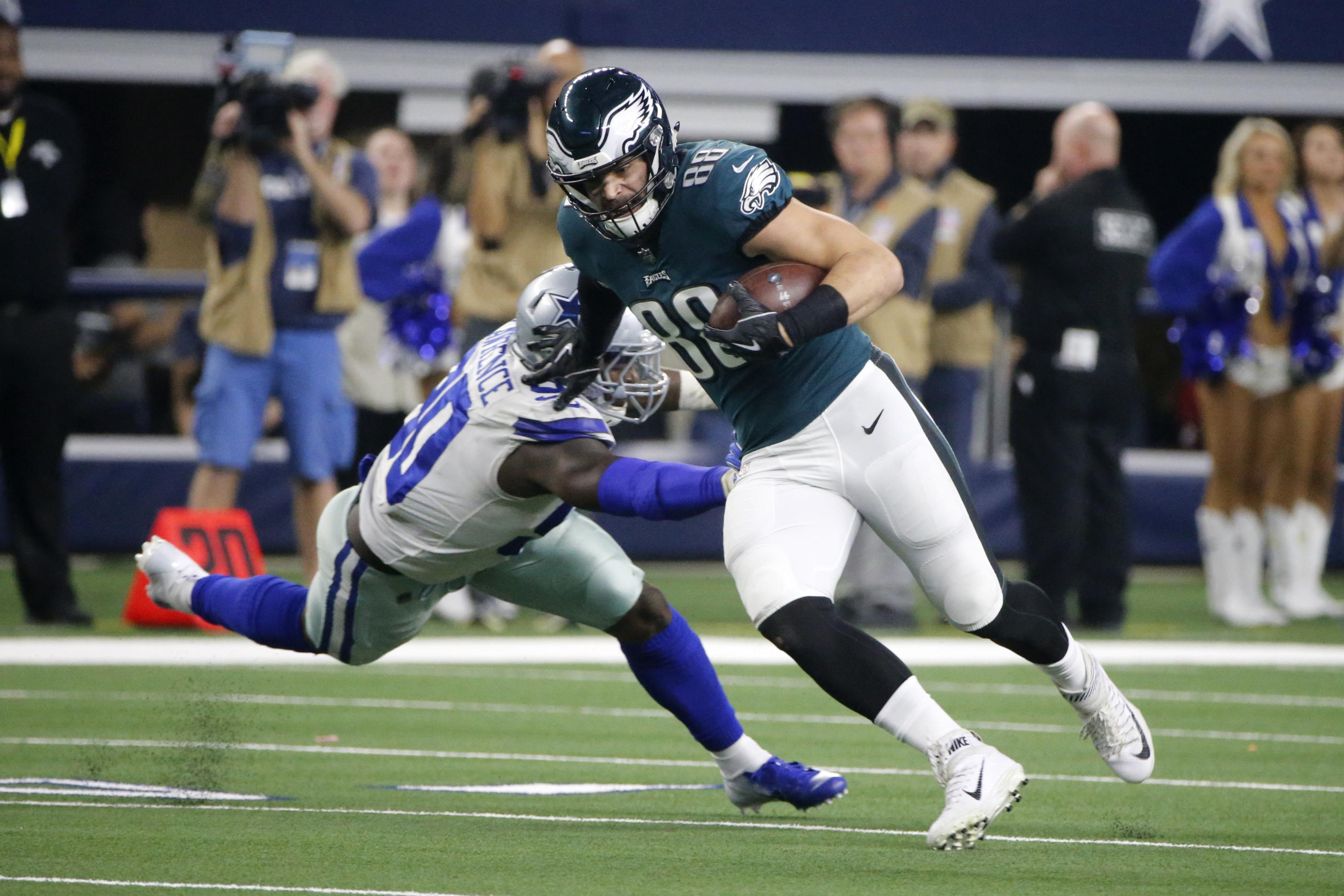 What happened to Eagles' offense in win over Patriots? RBs benched,  ignored; Dallas Goedert invisible 