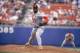LOS ANGELES - JULY 11: Lee Smith #47 of the St. Louis Cardinals pitches against the Los Angeles Dodgers at Dodger Stadium on July 11, 1992 in Los Angeles, California. (Photo by Bernstein Associates/Getty Images)