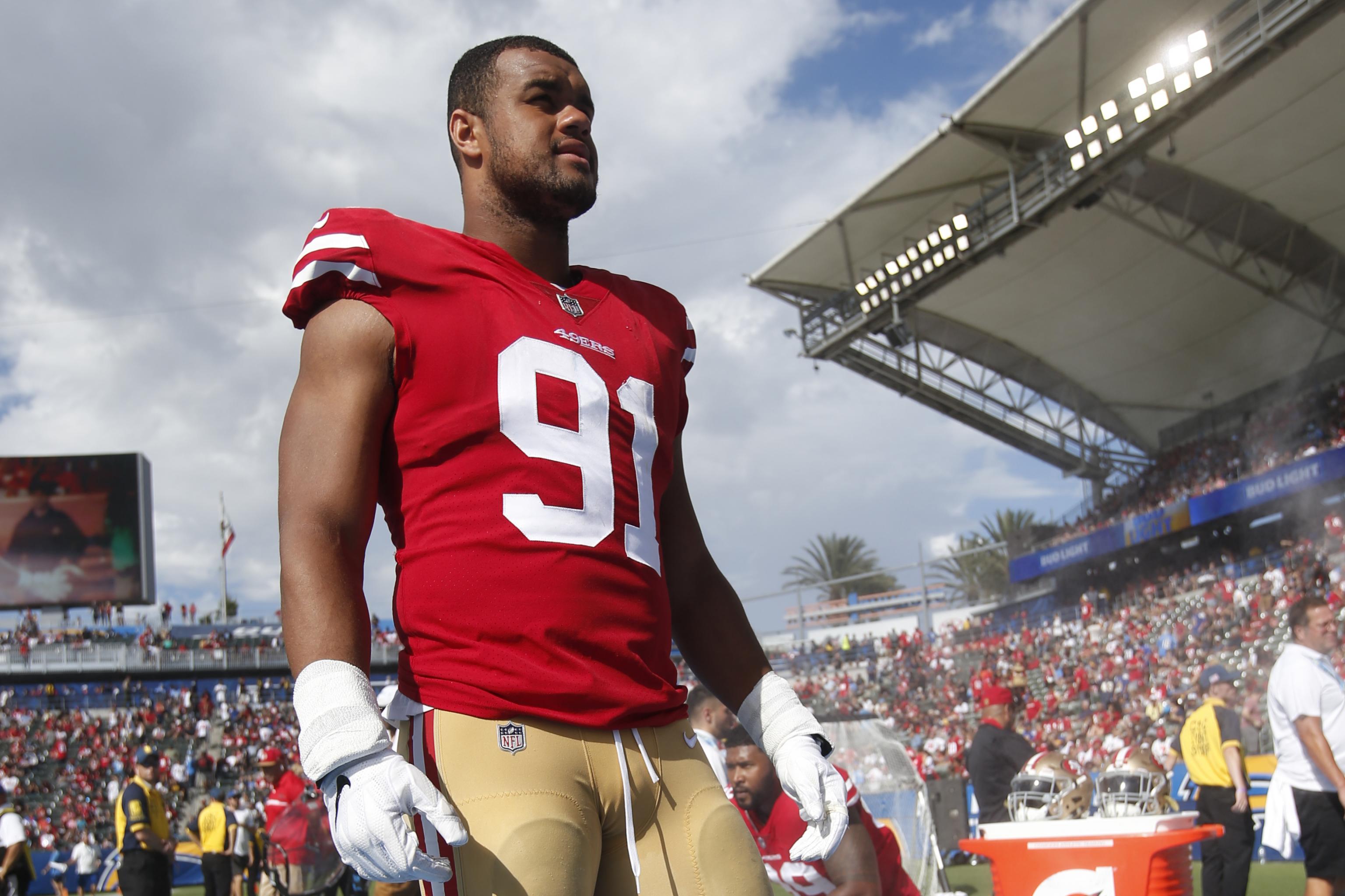 49ers' Arik Armstead focused on Super Bowl LIV, rattling Patrick