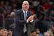 CHICAGO, ILLINOIS - DECEMBER 08: Head coach Jim Boylen of the Chicago Bulls encourages his team against the Boston Celtics at United Center on December 08, 2018 in Chicago, Illinois. NOTE TO USER: User expressly acknowledges and agrees that, by downloading and or using this photograph, User is consenting to the terms and conditions of the Getty Images License Agreement. (Photo by Jonathan Daniel/Getty Images)