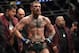 LAS VEGAS, NV - OCTOBER 06: Conor McGregor of Ireland is involved in a post-fight incident following his loss to Khabib Nurmagomedov of Russia in their UFC lightweight championship bout during the UFC 229 event inside T-Mobile Arena on October 6, 2018 in Las Vegas, Nevada. (Photo by Jeff Bottari/Zuffa LLC/Zuffa LLC via Getty Images)