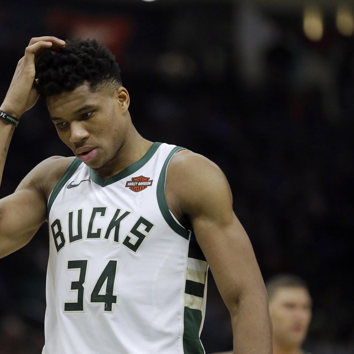 Giannis Antetokounmpo Out for Cavaliers vs. Bucks Due to Neck Injury | Bleacher Report ...1200 x 1200