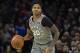Philadelphia 76ers' Markelle Fultz in action during the first half of an NBA basketball game against the Utah Jazz, Friday, Nov. 16, 2018, in Philadelphia. The 76ers won 113-107. (AP Photo/Chris Szagola)