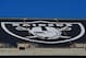 OAKLAND, CA - NOVEMBER 09: A detailed view of the tarp displaying the Oakland Raiders logo that covers mount Davis seen prior to the game against the Denver Broncos at O.co Coliseum on November 9, 2014 in Oakland, California. (Photo by Thearon W. Henderson/Getty Images)