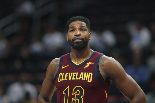 Cleveland Cavaliers center Tristan Thompson during the second half of an NBA basketball game, Monday, Nov. 19, 2018, in Detroit. (AP Photo/Carlos Osorio)