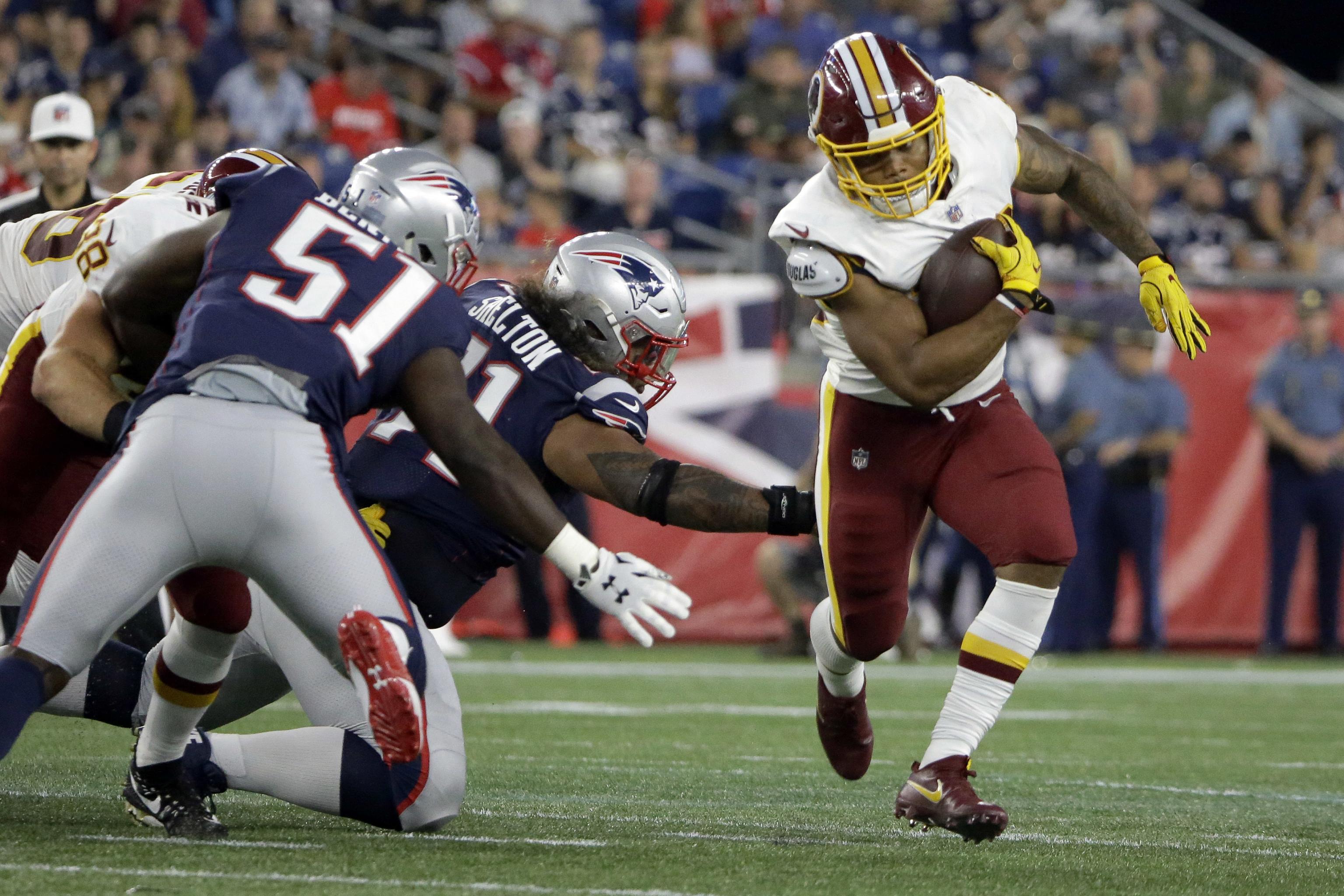 Redskins' Derrius Guice out on injured reserve after knee surgery