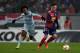 English FC Chelsea's forward Willian (L) vies with Mol Vidis Austrian/Bosnian-Herzegovinan midfielder Anel Hadzic (R) during the UEFA Europa League Group L football match between MOL Vidi FC and Chelsea on December 13, 2018 in Budapest. (Photo by ATTILA KISBENEDEK / AFP) (Photo credit should read ATTILA KISBENEDEK/AFP/Getty Images)