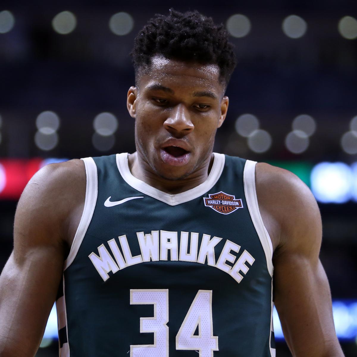 Giannis Antetokounmpo Won't Play vs. Wizards Because of Hip, Quad Injuries | Bleacher Report ...