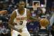 Phoenix Suns forward Trevor Ariza (3) in the first half during an NBA preseason basketball game against the Portland Trail Blazers, Friday, Oct. 5, 2018, in Phoenix. (AP Photo/Rick Scuteri)
