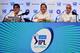 (L-R) Chairman RCB, Amrit Thomas, CEO of Kolkata Knight Riders (KKR) Venky Mysore and Delhi Dare Devils team CEO Hemant Dua address a press conference at the end of the 2nd day of IPL 2018 Player Auction, in Bangalore on January 28, 2018. / AFP PHOTO / MANJUNATH KIRAN (Photo credit should read MANJUNATH KIRAN/AFP/Getty Images)