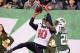 EAST RUTHERFORD, NJ - DECEMBER 15: Wide receiver DeAndre Hopkins #10 of the Houston Texans makes a catch to score the game-winning touchdown against cornerback Morris Claiborne #21 of the New York Jets during the fourth quarter at MetLife Stadium on December 15, 2018 in East Rutherford, New Jersey. The Houston Texans won 29-22. (Photo by Steven Ryan/Getty Images)