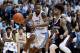 CHAPEL HILL, NORTH CAROLINA - DECEMBER 15: Seventh Woods #0 of the North Carolina Tar Heels drives against Josh Perkins #13 of the Gonzaga Bulldogs during the second half of their game at the Dean Smith Center on December 15, 2018 in Chapel Hill, North Carolina. North Carolina won 103-90. (Photo by Grant Halverson/Getty Images)
