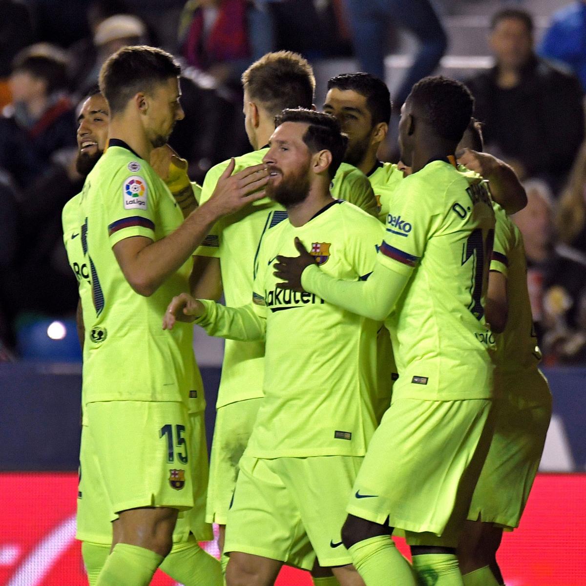 Lionel Messi News, Report Scores, Barcelona | and | Liga Scores Levante in Rumors Crush Highlights, Bleacher Hat-Trick, 5-0 Stats, La