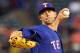 ARLINGTON, TX - SEPTEMBER 22: Mike Minor #36 of the Texas Rangers pitches in the first inning against the at Globe Life Park in Arlington on September 22, 2018 in Arlington, Texas. (Photo by Richard Rodriguez/Getty Images)