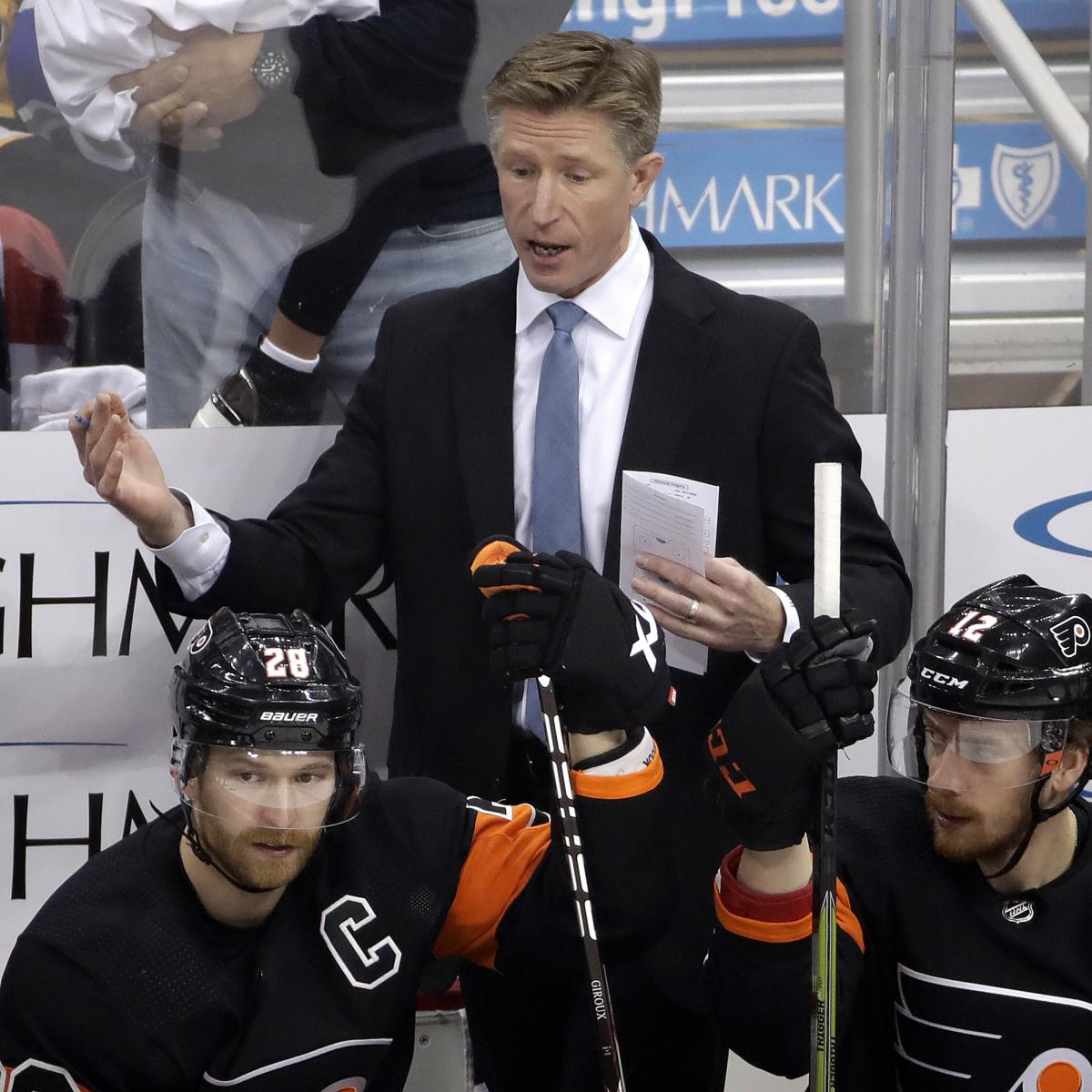 Dave Hakstol Fired As Flyers Head Coach After 3 Plus Seasons Bleacher Report Latest News Videos And Highlights