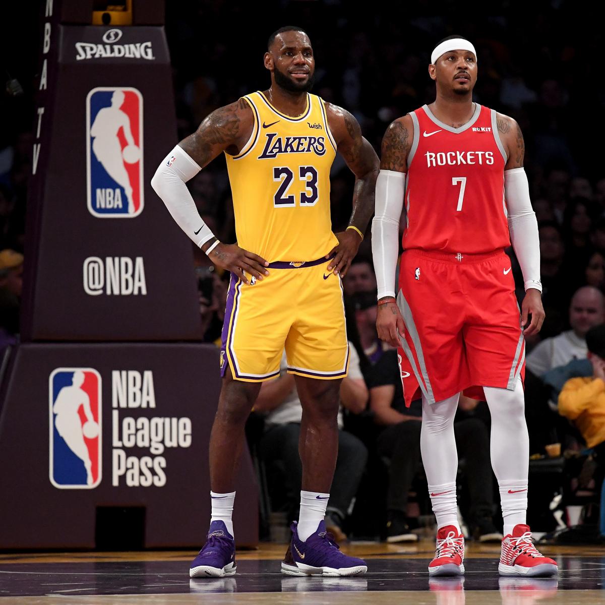 Carmelo Anthony Lebron James Have Dinner Together Amid Lakers