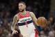 Washington Wizards' Austin Rivers drives to the basket in the second half of an NBA basketball game against the Cleveland Cavaliers, Saturday, Dec. 8, 2018, in Cleveland. (AP Photo/Tony Dejak)