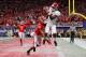 ATLANTA, GA - DECEMBER 01: Jerry Jeudy #4 of the Alabama Crimson Tide catches a touchdown pass against Tyrique McGhee #26 of the Georgia Bulldogs in the fourth quarter during the 2018 SEC Championship Game at Mercedes-Benz Stadium on December 1, 2018 in Atlanta, Georgia. (Photo by Kevin C. Cox/Getty Images)