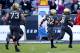 FORT WORTH, TEXAS - DECEMBER 22: Kelvin Hopkins Jr. #8 of the Army Black Knights carries the ball and scores a touchdown against the Houston Cougars in the first quarter of the Lockheed Martin Armed Forces Bowl at Amon G. Carter Stadium on December 22, 2018 in Fort Worth, Texas. (Photo by Tom Pennington/Getty Images)
