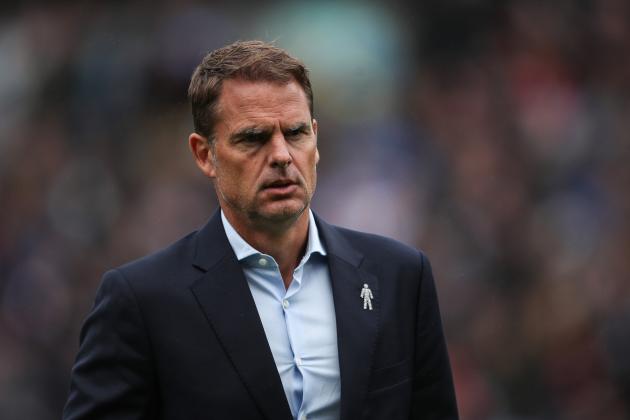 BURNLEY, ENGLAND - SEPTEMBER 10: Frank de Boer head coach / manager of Crystal Palace during the Premier League match between Burnley and Crystal Palace at Turf Moor on September 10, 2017 in Burnley, England. (Photo by Robbie Jay Barratt - AMA/Getty Images)