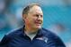 MIAMI, FL - DECEMBER 09: Head coach Bill Belichick of the New England Patriots looks on prior to their game against the Miami Dolphins at Hard Rock Stadium on December 9, 2018 in Miami, Florida. (Photo by Michael Reaves/Getty Images)