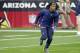 Los Angeles Rams running back Todd Gurley warms up prior to an NFL football game against the Arizona Cardinals, Sunday, Dec. 23, 2018, in Glendale, Ariz. (AP Photo/Rick Scuteri)