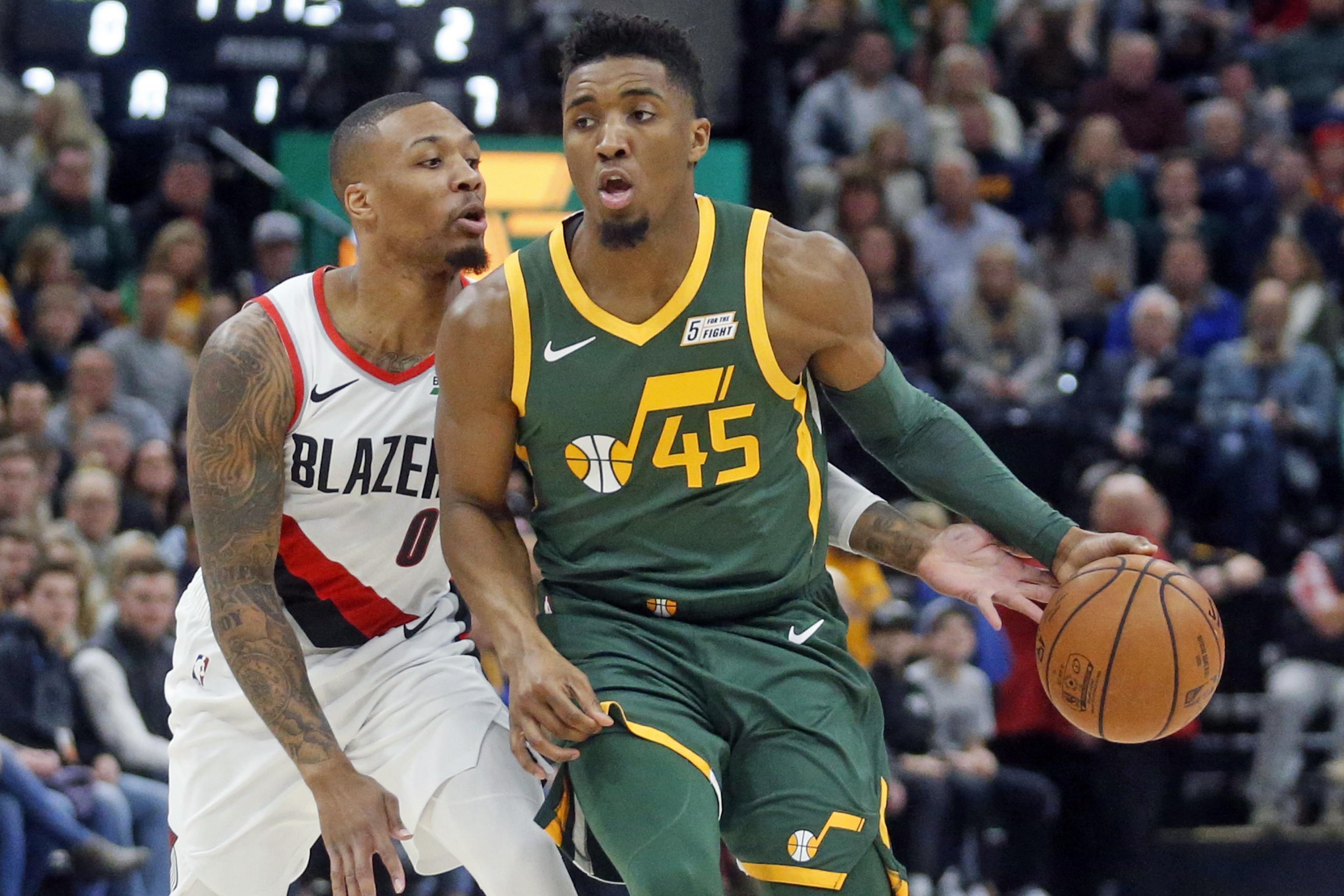 Donovan Mitchell's hysterically perfect reaction to Damian Lillard's 71- point game