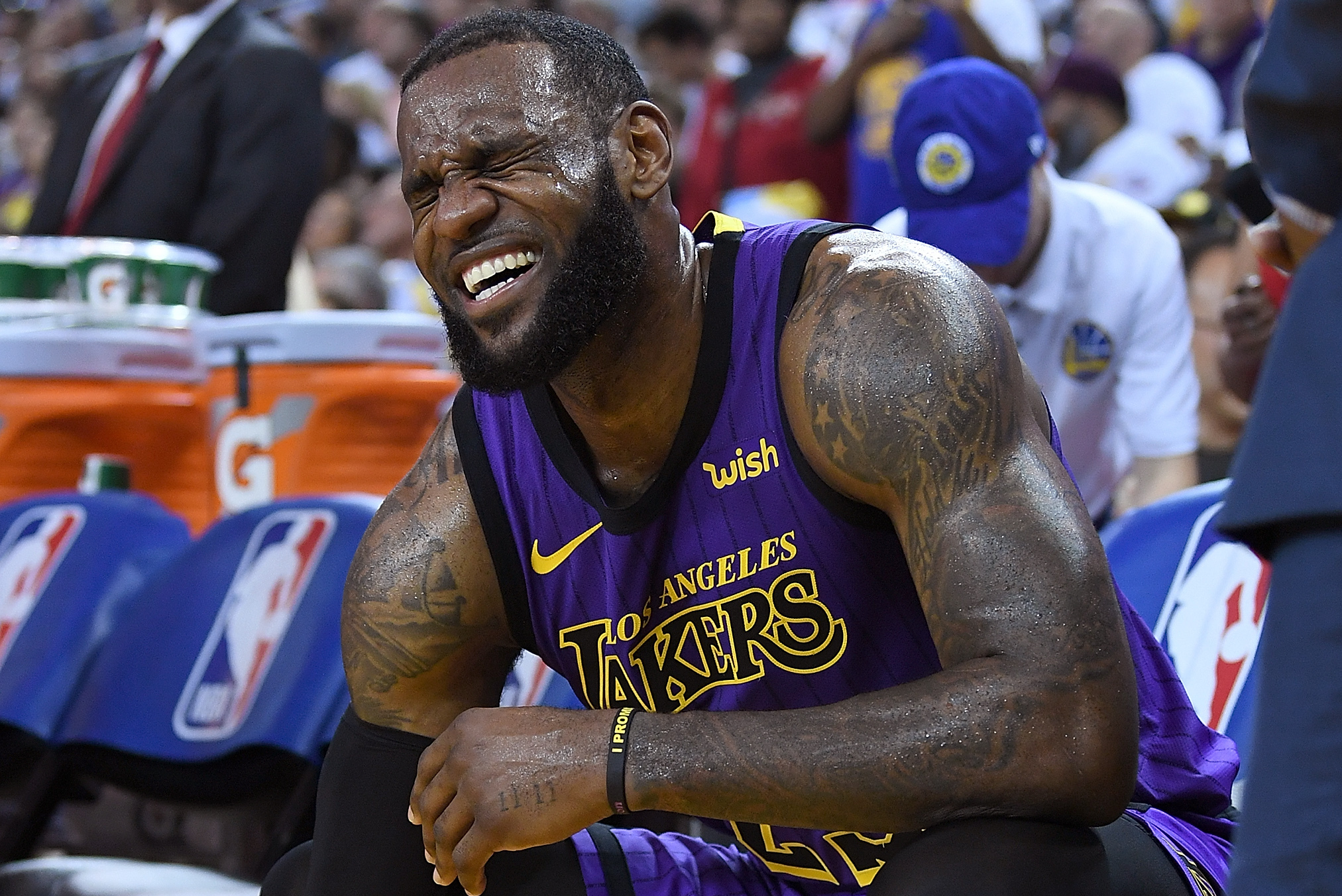Lebron James Out Vs Kings With Groin Injury After Mri Reveals Strain Bleacher Report Latest News Videos And Highlights