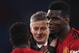 CARDIFF, WALES - DECEMBER 22: Ole Gunnar Solskjaer, Interim Manager of Manchester United celebrates with Fred and Paul Pogba after the Premier League match between Cardiff City and Manchester United at Cardiff City Stadium on December 22, 2018 in Cardiff, United Kingdom. (Photo by Stu Forster/Getty Images)