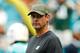 MIAMI, FL - NOVEMBER 04: Head coach Adam Gase of the Miami Dolphins looks on ahead of their game against the New York Jets at Hard Rock Stadium on November 4, 2018 in Miami, Florida. (Photo by Michael Reaves/Getty Images)