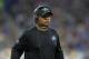 DETROIT, MI - DECEMBER 31: Detroit Lions head football coach Jim Caldwell watches the action from the sidelines during the fourth quarter of the game against the Green Bay Packers at Ford Field on December 31, 2017 in Detroit, Michigan. Detroit defeated Green Bay 35-11. (Photo by Leon Halip/Getty Images)
