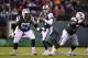 EAST RUTHERFORD, NJ - DECEMBER 15: Sam Darnold #14 of the New York Jets in action against the Houston Texans at MetLife Stadium on December 15, 2018 in East Rutherford, New Jersey. (Photo by Mark Brown/Getty Images)