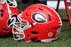 NASHVILLE, TN - SEPTEMBER 12: A helmet of the Georgia Bulldogs rests on the field during a game against of the Vanderbilt Commodores at Vanderbilt Stadium on September 12, 2015 in Nashville, Tennessee. (Photo by Frederick Breedon/Getty Images)