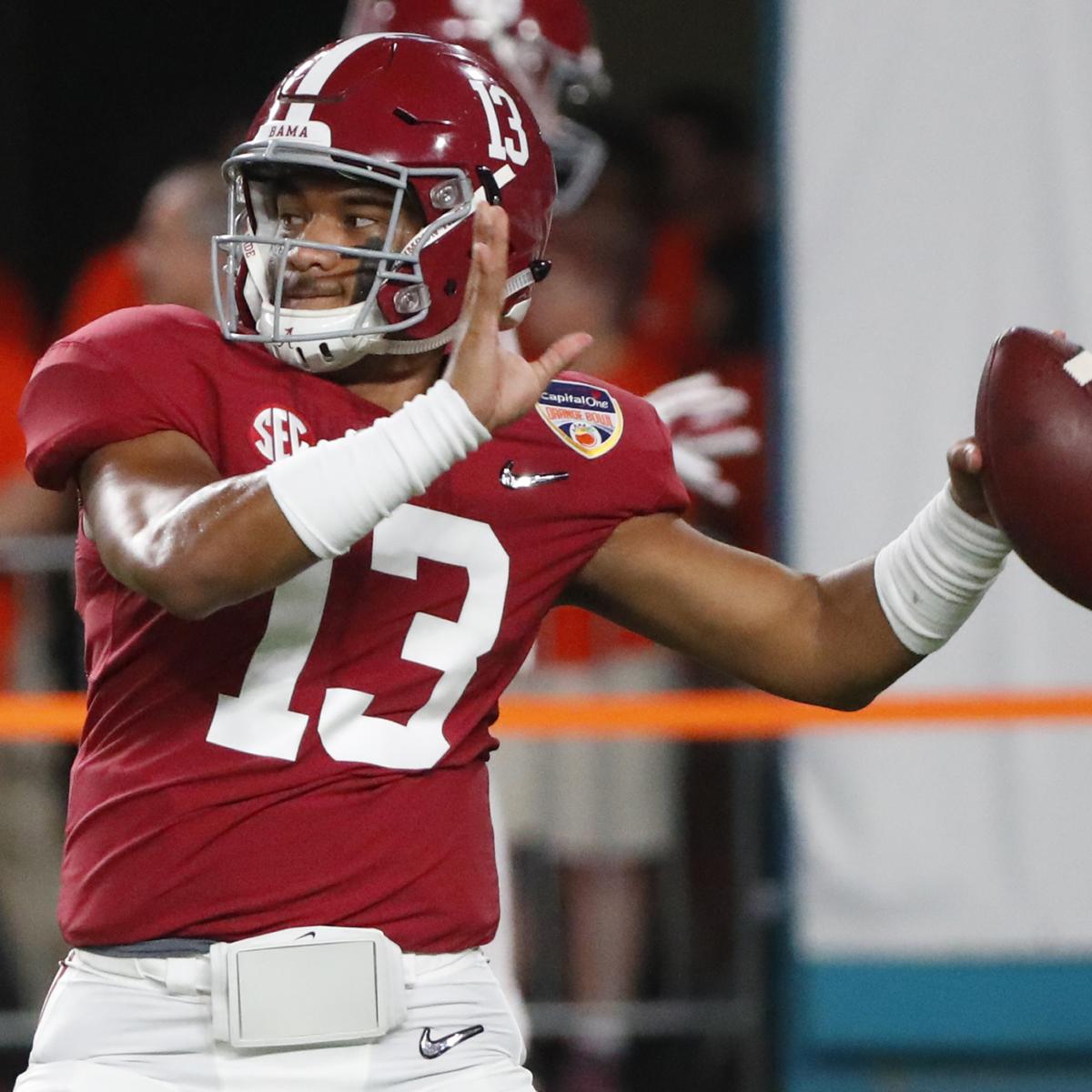 Tua Tagovailoa, Alabama Beat Kyler Murray, Oklahoma to Advance to CFP