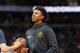 Denver Nuggets guard Nick Young (34) in the first half of an NBA basketball gsm Friday, Dec. 28, 2018, in Denver. (AP Photo/David Zalubowski)