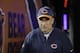 Chicago Bears defensive coordinator Vic Fangio walks to the field before an NFL football game against the Los Angeles Rams Sunday, Dec. 9, 2018, in Chicago. (AP Photo/Nam Y. Huh)