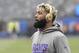 New York Giants wide receiver Odell Beckham warms up prior to an NFL football game against the Chicago Bears, Sunday, Dec. 2, 2018, in East Rutherford, N.J. (AP Photo/Bill Kostroun)