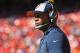 KANSAS CITY, MO - OCTOBER 28: Head coach Vance Joseph of the Denver Broncos looks on from the sideline during the second half against the Kansas City Chiefs on October 28, 2018 at Arrowhead Stadium in Kansas City, Missouri. (Photo by Peter G. Aiken/Getty Images)