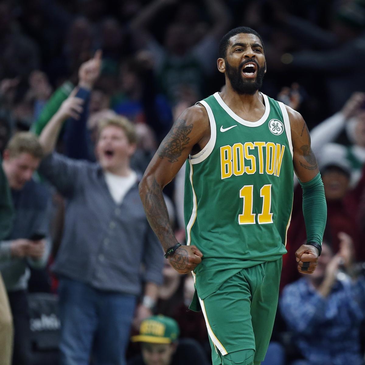 Boston Celtics, Kyrie Irving rank in top five for NBA jersey, team