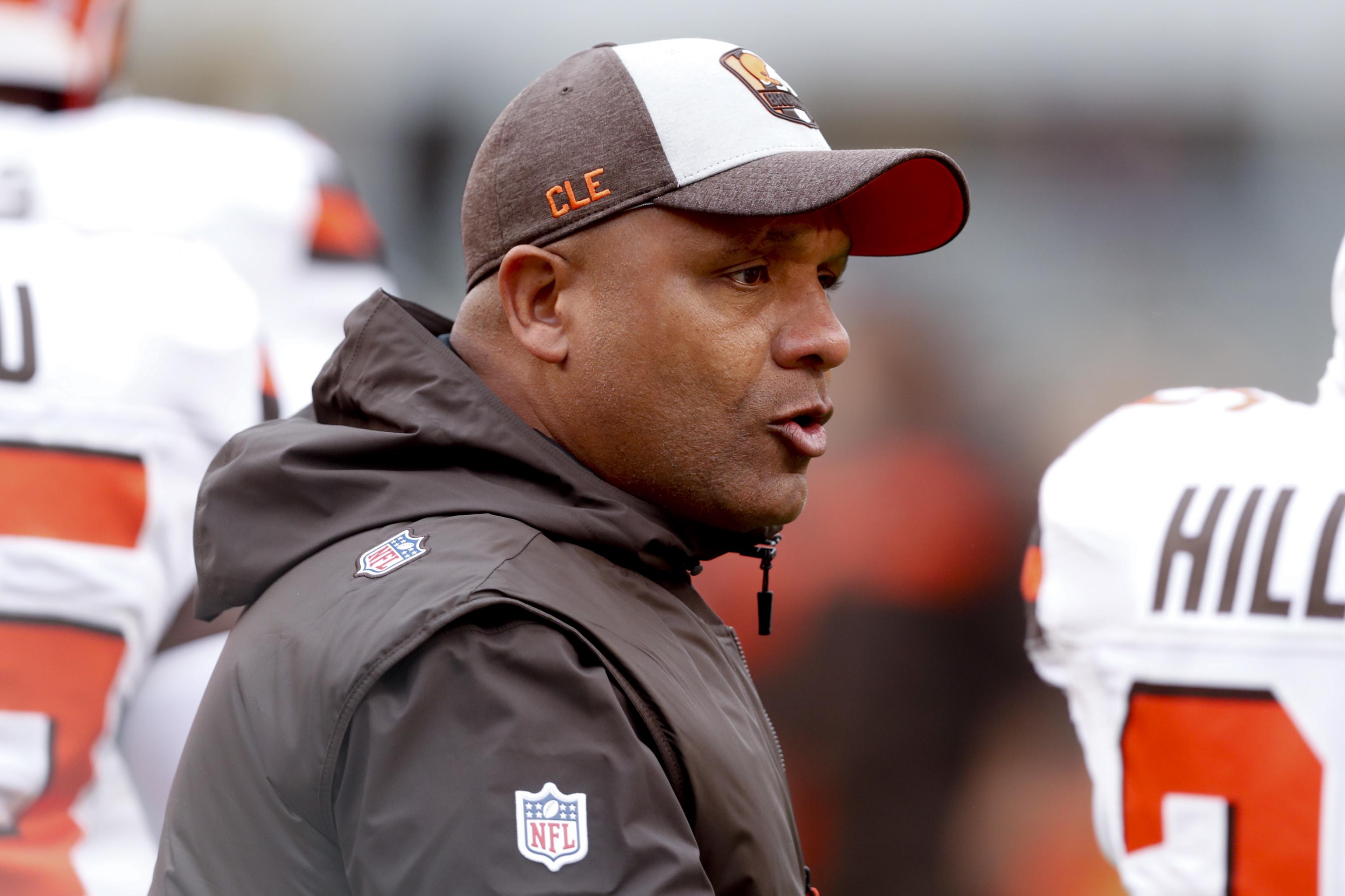 Browns coach Jackson overhauls staff after winless season