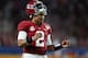 MIAMI, FL - DECEMBER 29: Jalen Hurts #2 of the Alabama Crimson Tide reacts against the Oklahoma Sooners during the College Football Playoff Semifinal at the Capital One Orange Bowl at Hard Rock Stadium on December 29, 2018 in Miami, Florida. (Photo by Jamie Squire/Getty Images)