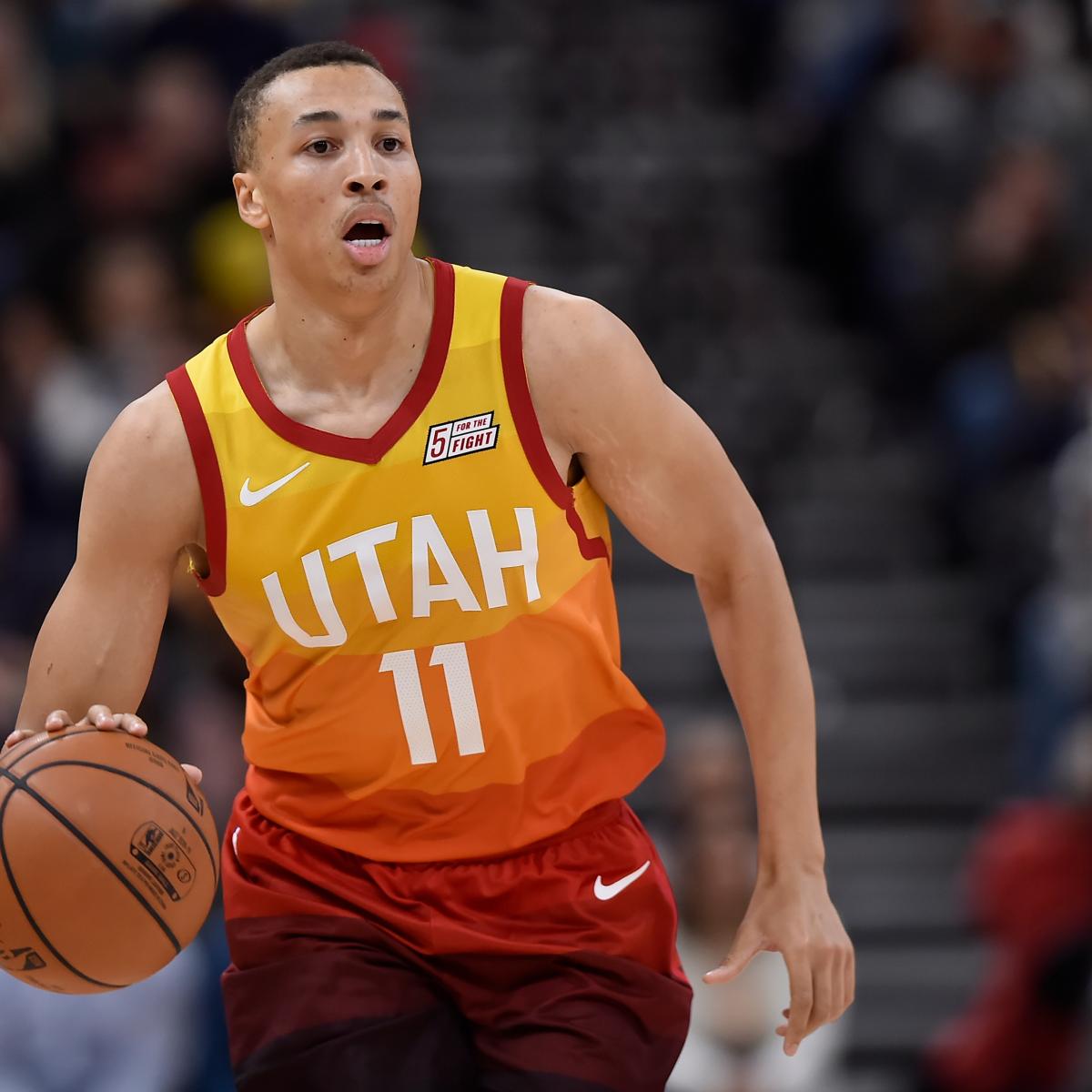 Dante Exum Out Indefinitely with Knee Injury; MRI Shows Patellar Tendon Tear | Bleacher Report | Latest News, Videos and Highlights
