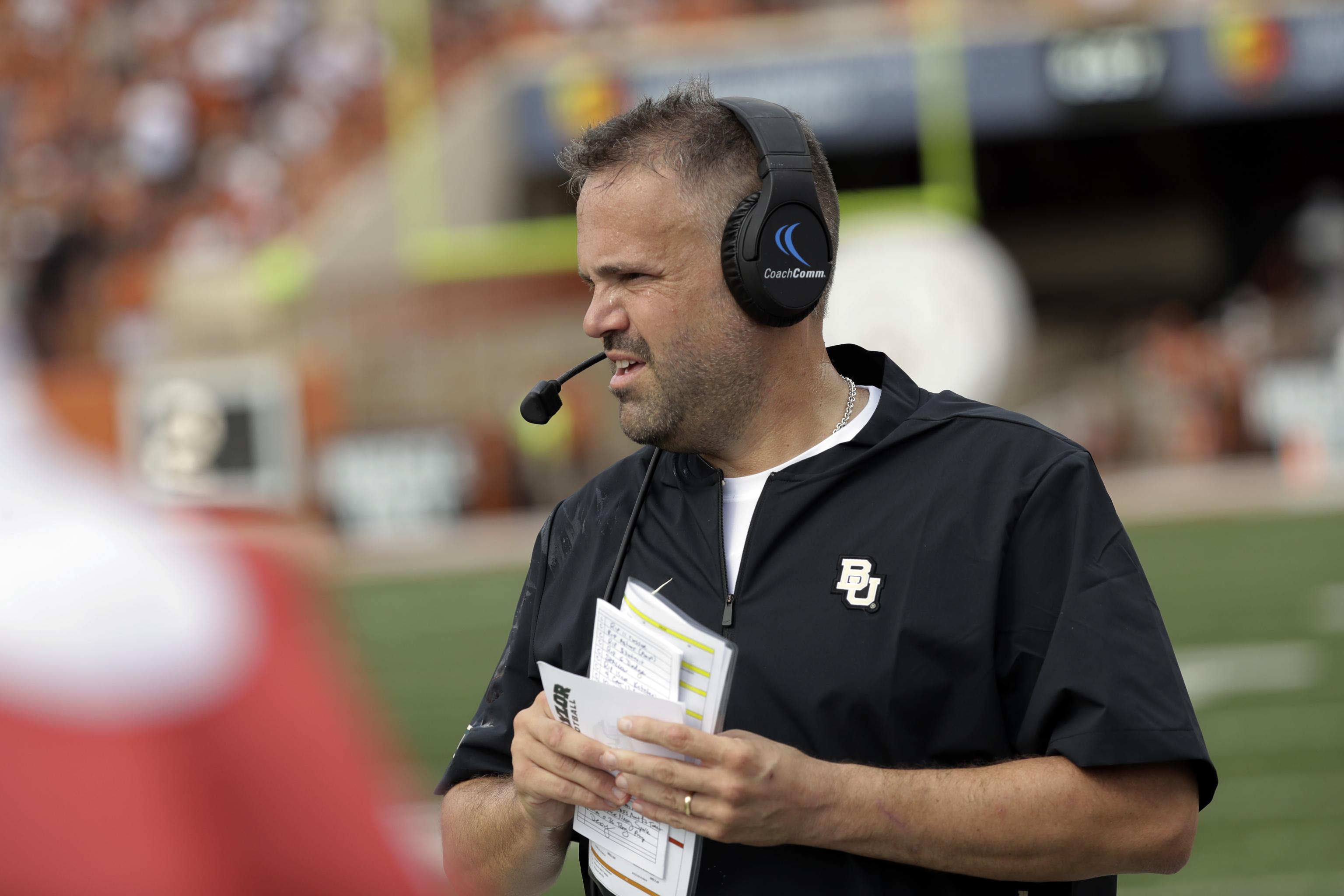 Report: Matt Rhule remaining with Baylor as talk of potential move to New  York Jets heats up 