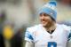 GREEN BAY, WISCONSIN - DECEMBER 30: Matthew Stafford #9 of the Detroit Lions celebrates after beating the Green Bay Packers 31-0 at Lambeau Field on December 30, 2018 in Green Bay, Wisconsin. (Photo by Dylan Buell/Getty Images)