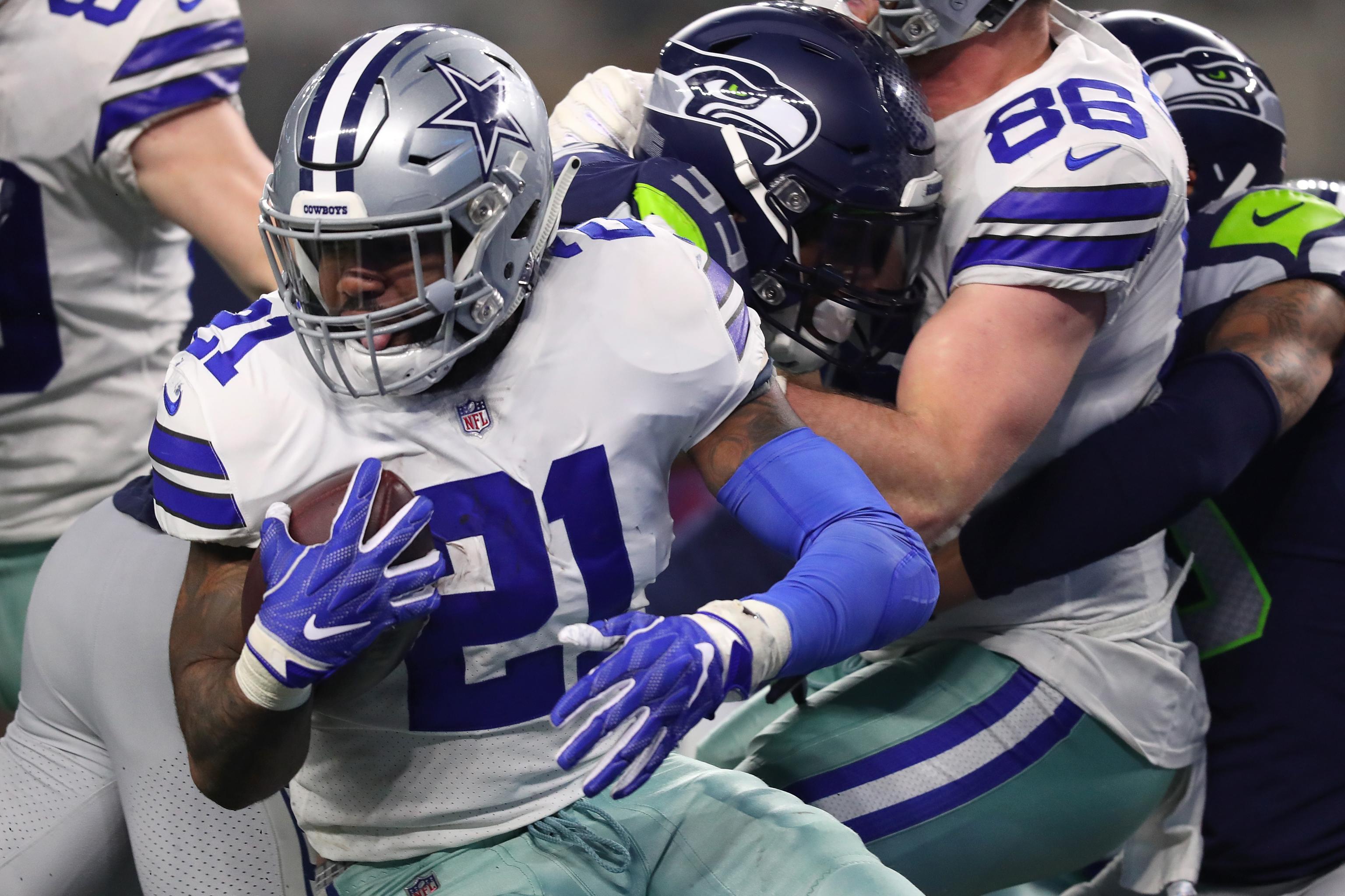 Ezekiel Elliott, Cowboys power past Seahawks for big wild-card win